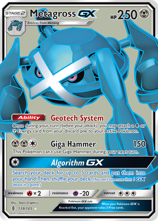 Metagross-GX - 139/145 - Guardians Rising