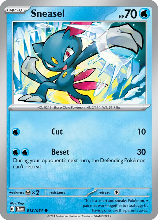 Sneasel - 13/64 - Shrouded Fable