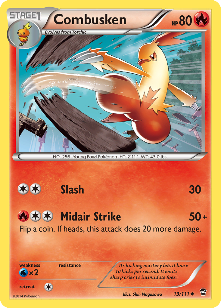 Combusken - 013/111 - Furious Fists