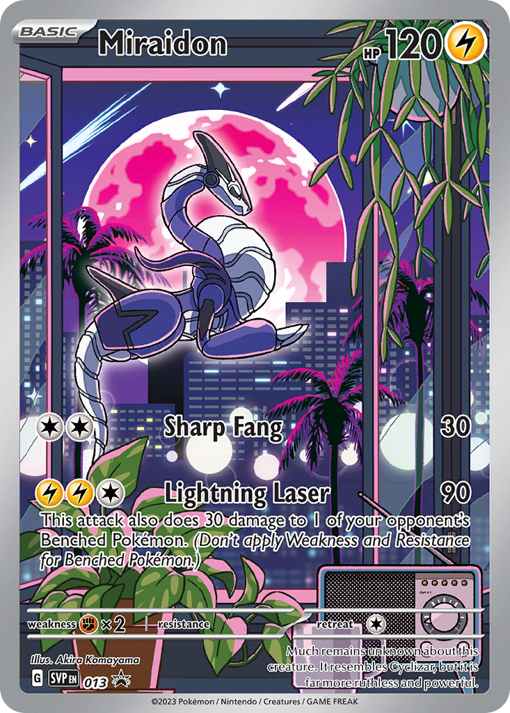 Miraidon - 013/165 - Scarlet & Violet Black Star Promos