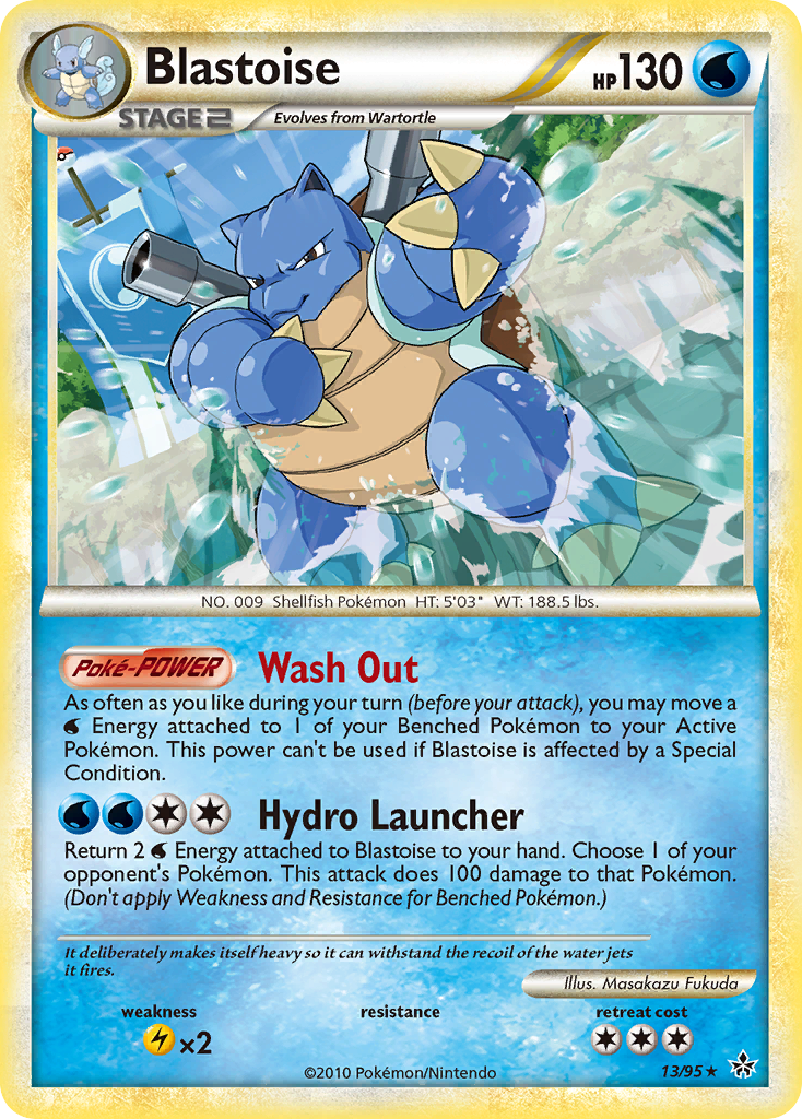 Blastoise - 13/95 - HS—Unleashed