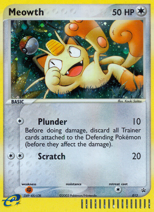 Meowth - 13/40 - Nintendo Black Star Promos