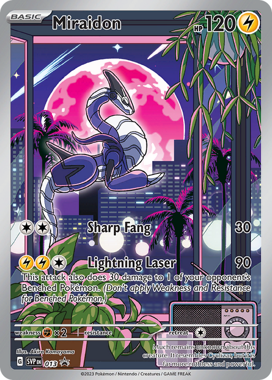 Miraidon - 013/148 - Scarlet & Violet Black Star Promos