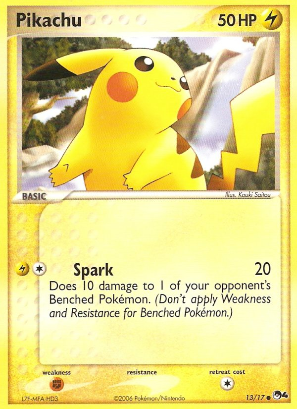 Pikachu - 13/17 - POP Series 4