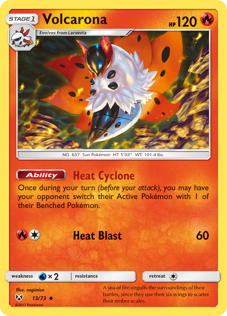 Volcarona - 13/73 - Shining Legends