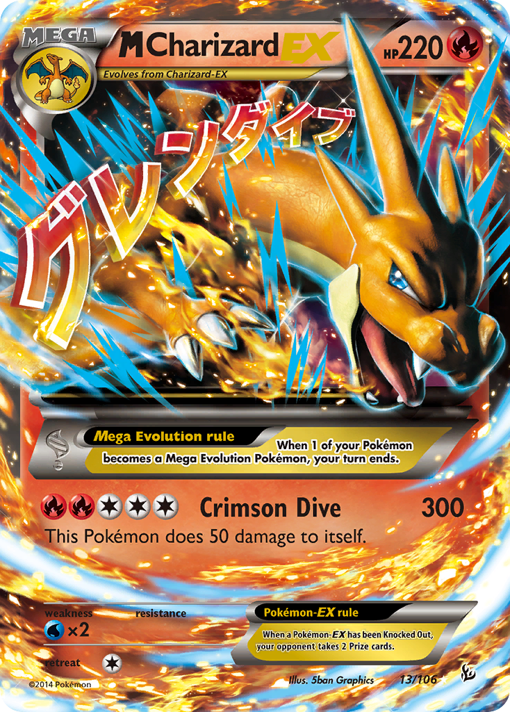 M Charizard-EX - 013/106 - Flashfire