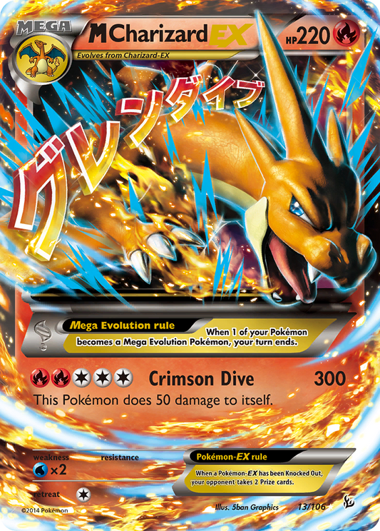 M Charizard-EX - 013/106 - Flashfire