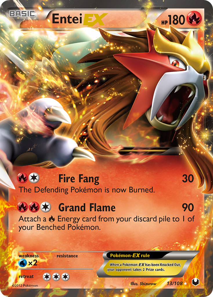 Entei-EX - 013/108 - Dark Explorers