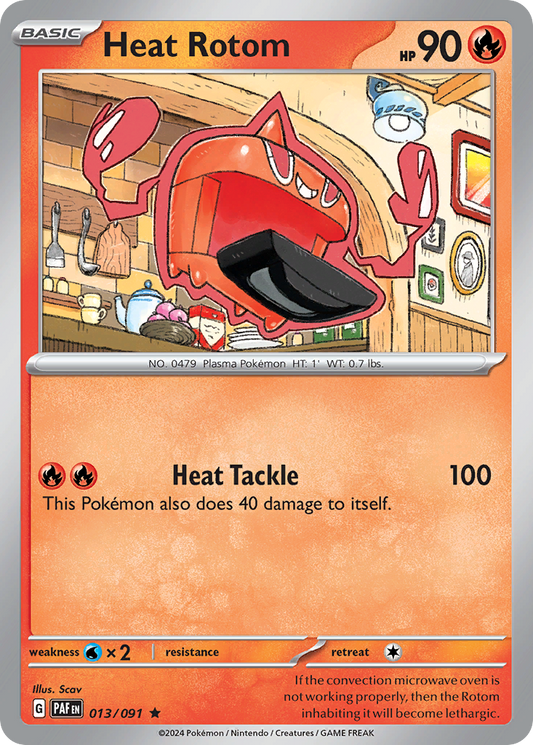 Heat Rotom - 13/91 - Paldean Fates