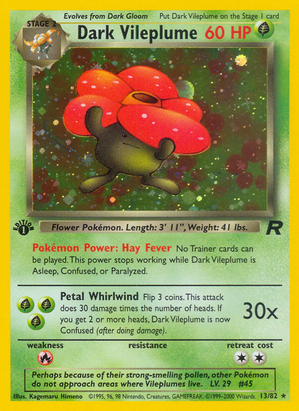 Dark Vileplume - 13/82 - Team Rocket