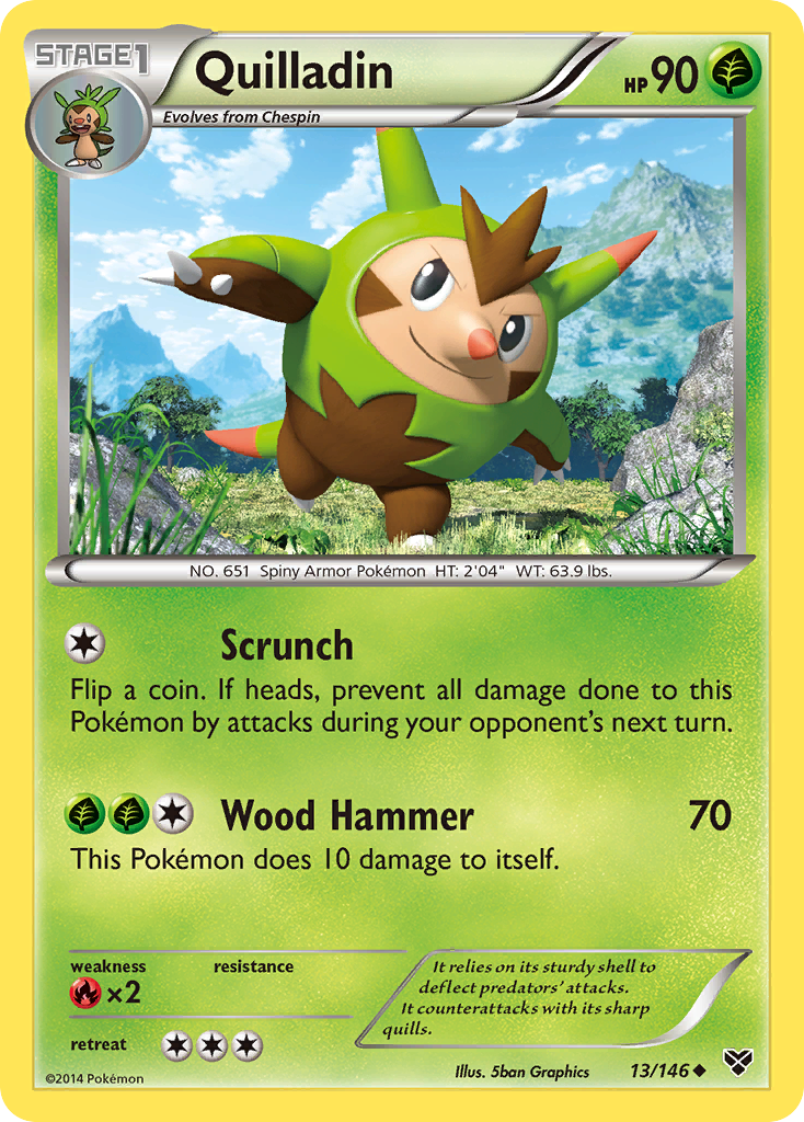 Quilladin - 013/146 - XY