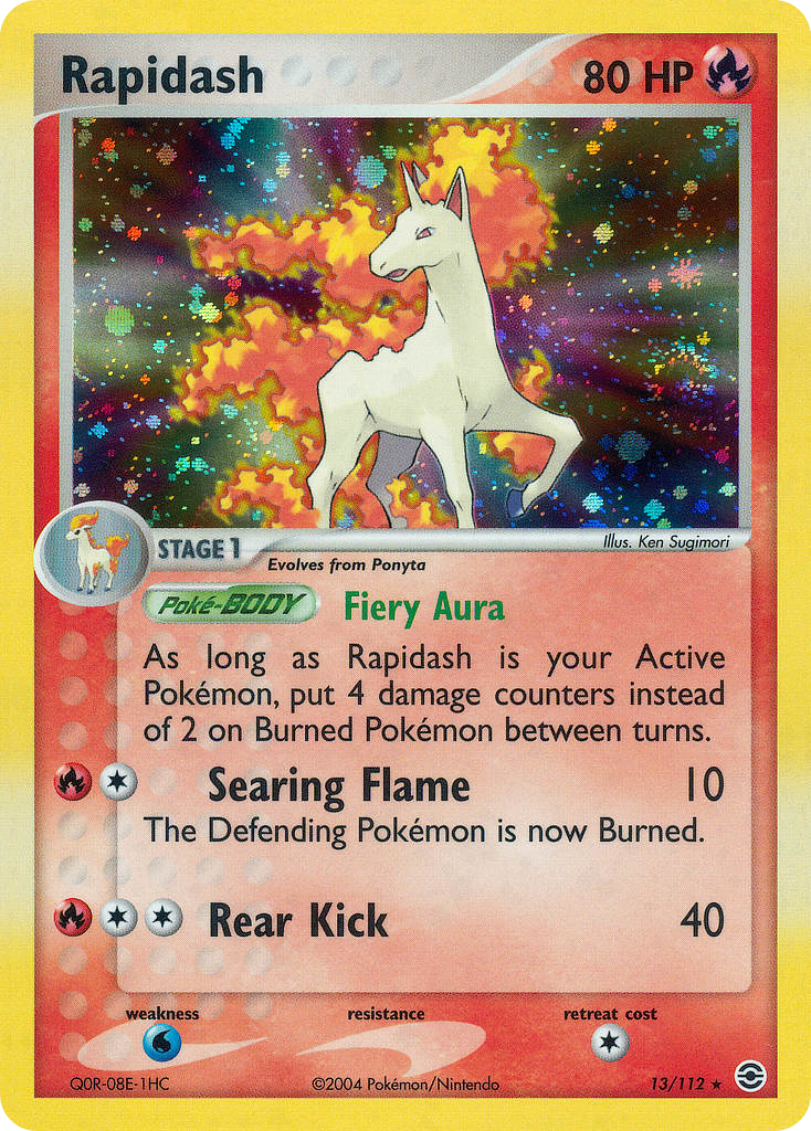 Rapidash - 013/112 - FireRed & LeafGreen