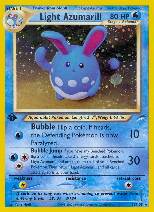 Light Azumarill - 013/105 - Neo Destiny