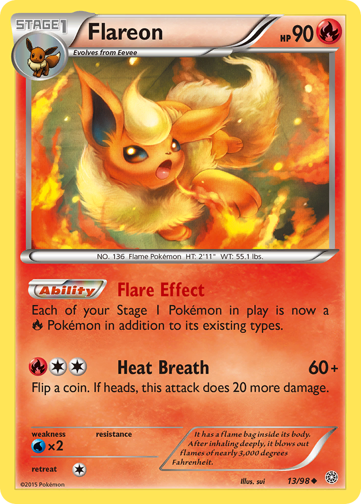 Flareon - 13/98 - Ancient Origins