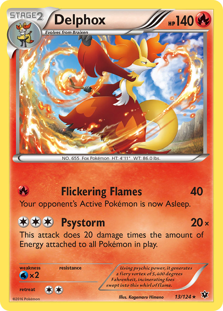 Delphox - 013/124 - Fates Collide