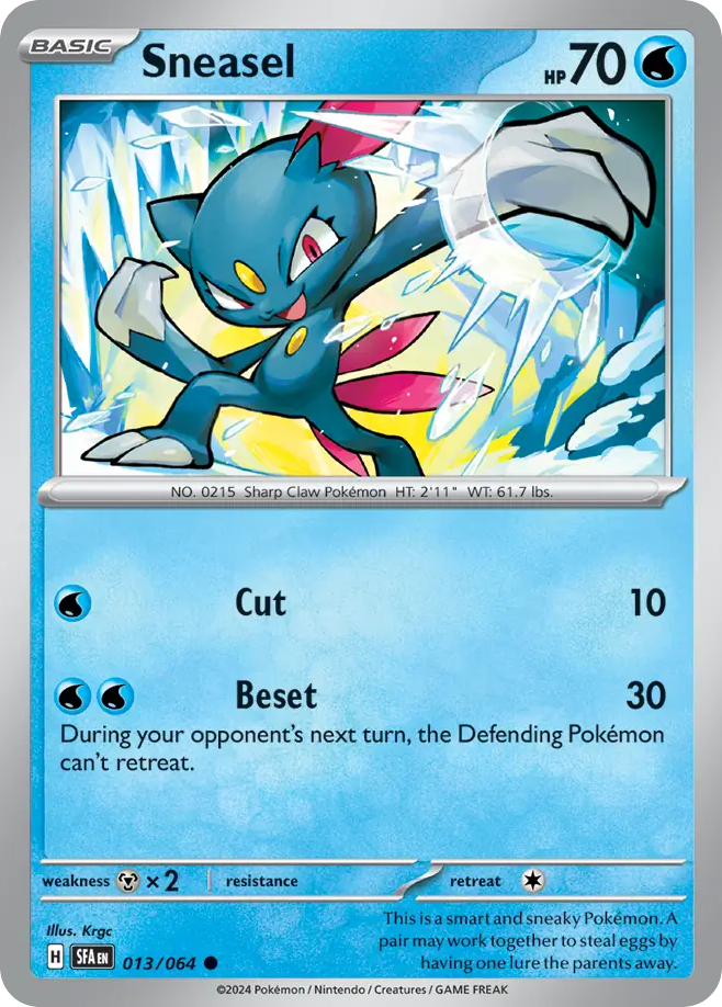 Sneasel - 13/64 - Shrouded Fable