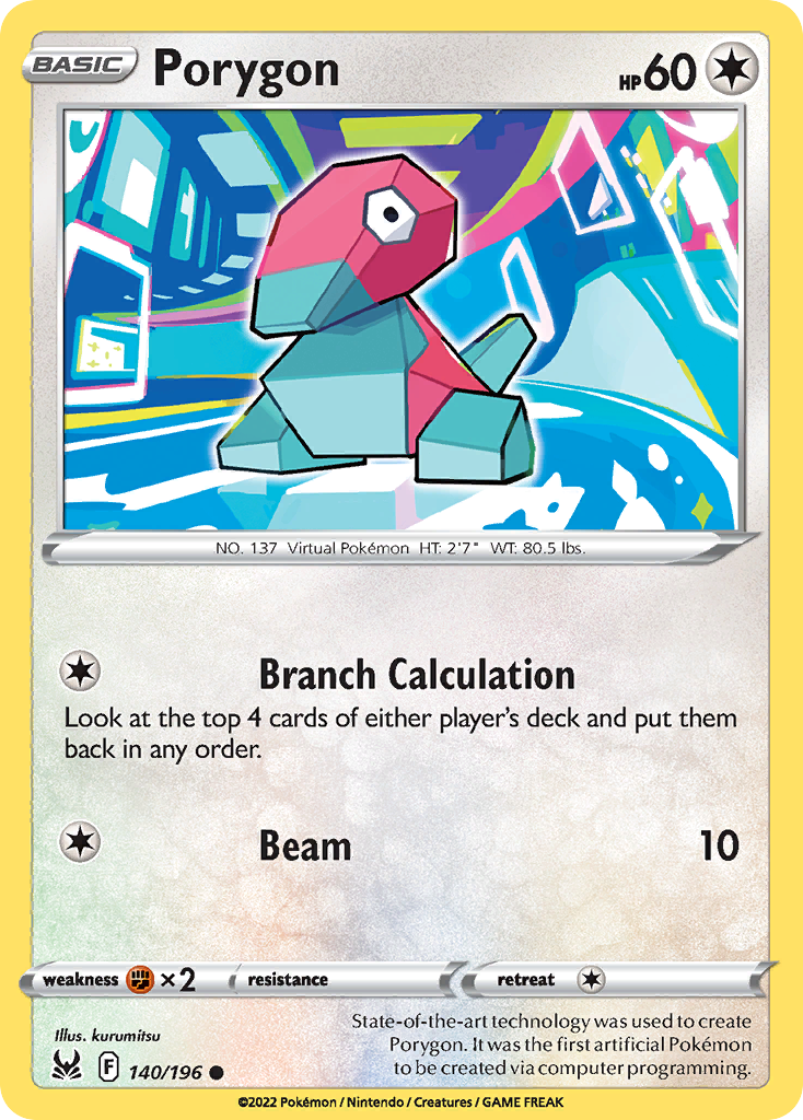 Porygon - 140/196 - Lost Origin