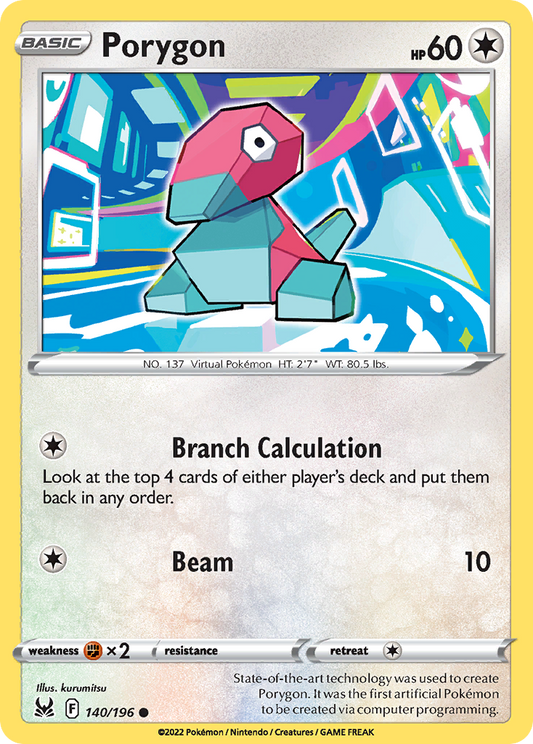 Porygon - 140/196 - Lost Origin