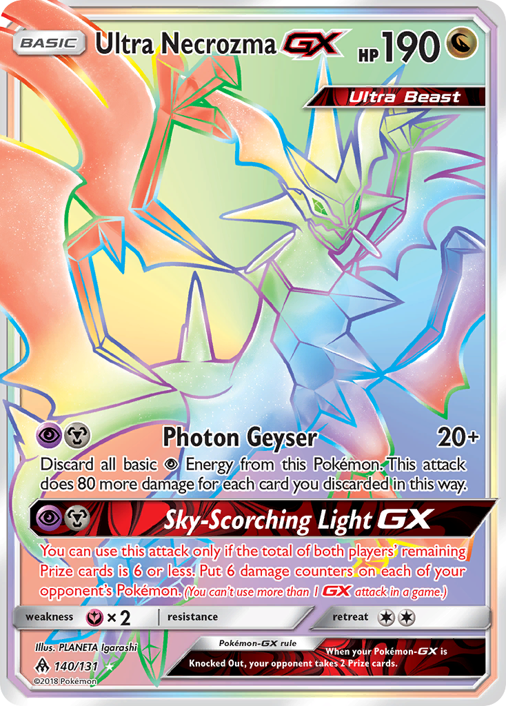 Ultra Necrozma-GX - 140/131 - Forbidden Light