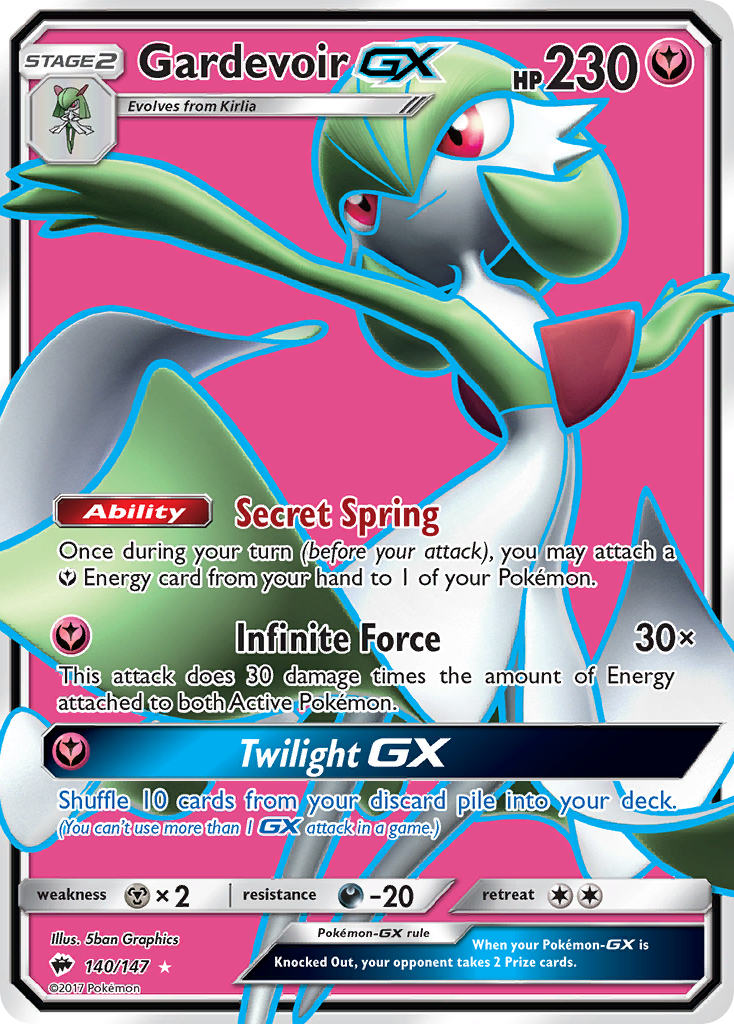 Gardevoir-GX - 140/147 - Burning Shadows