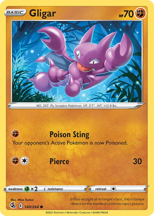 Gligar - 140/264 - Fusion Strike