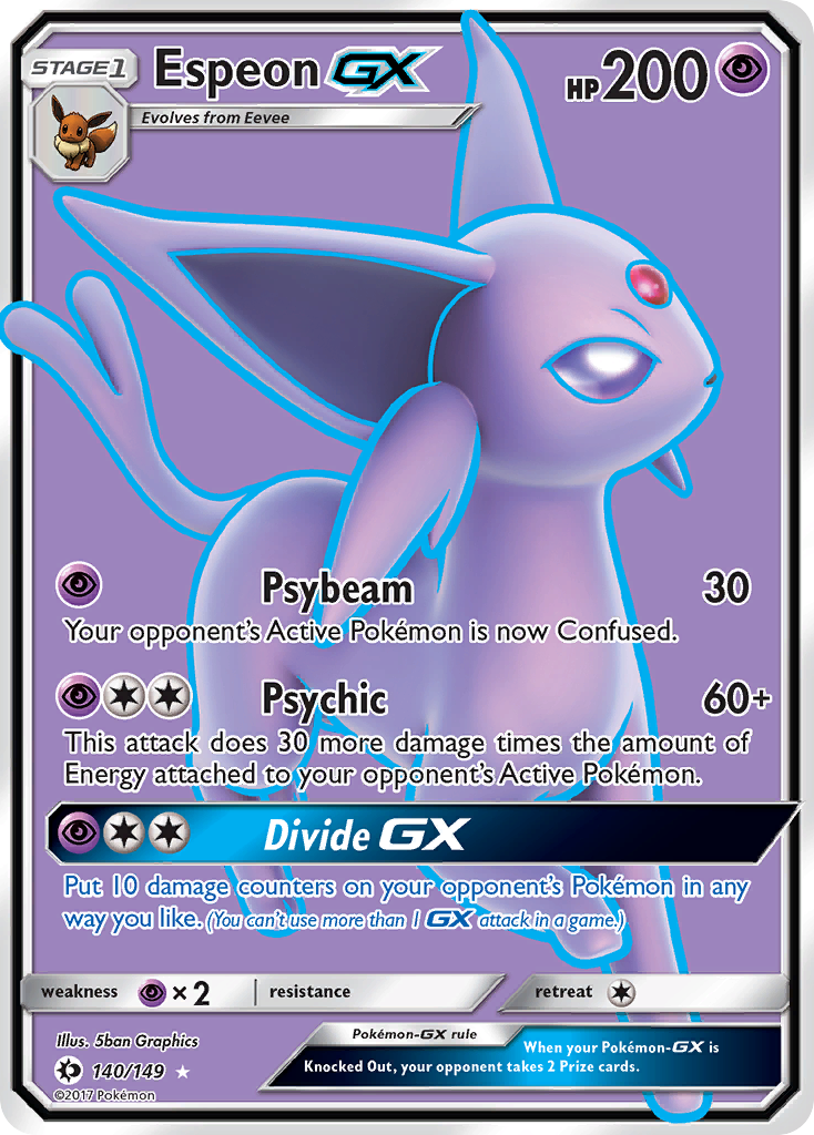 Espeon-GX - 140/149 - Sun & Moon