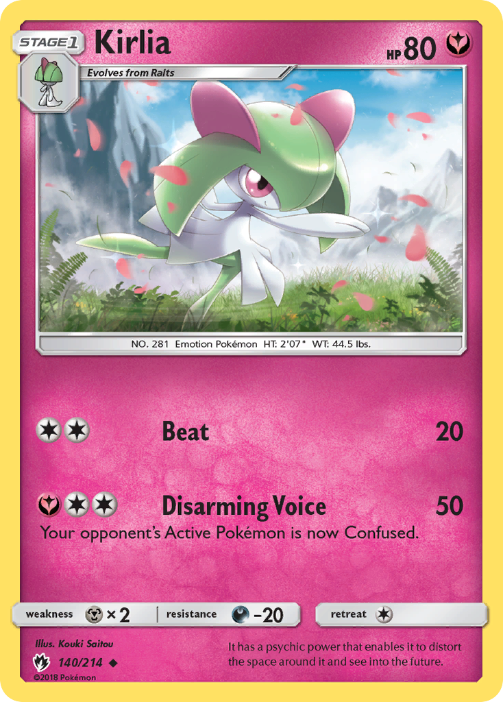 Kirlia - 140/214 - Lost Thunder