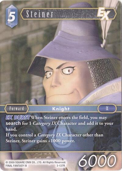 Steiner EX - 3-137R - Rare - Deck Exclusive Cards