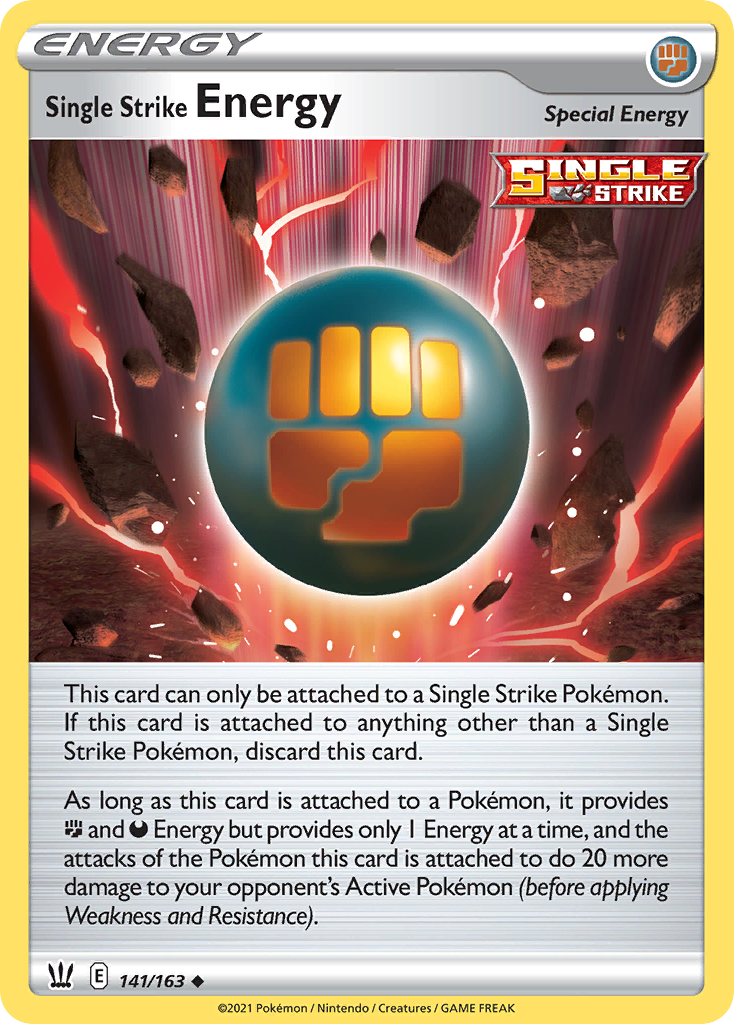 Single Strike Energy - 141/163 - Battle Styles