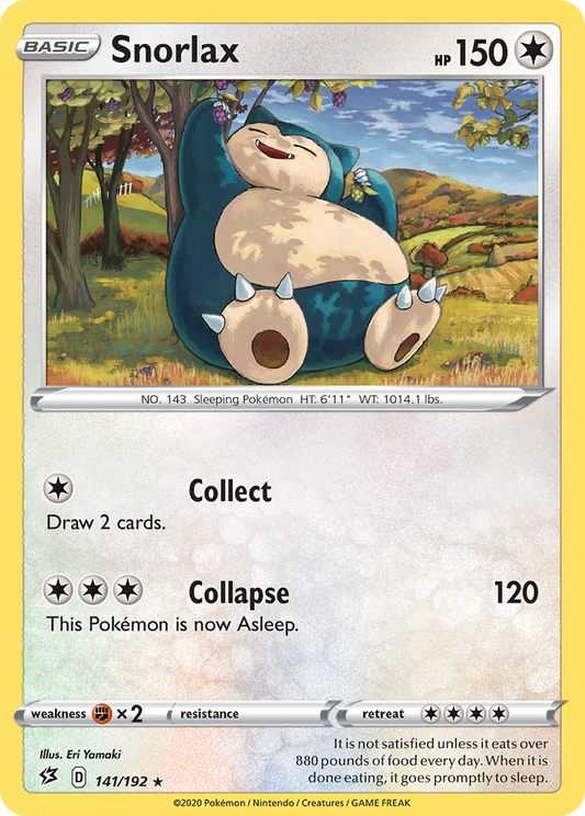 Snorlax - 141/192 - Rebel Clash