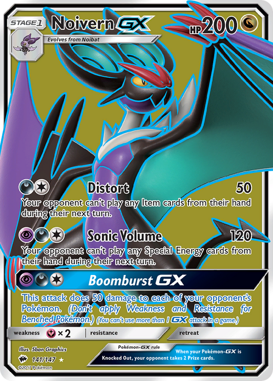 Noivern-GX - 141/147 - Burning Shadows