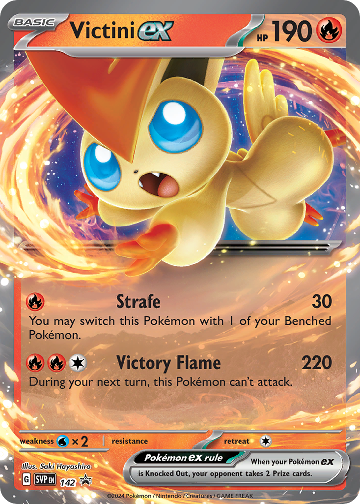 Victini ex - 142/165 - Scarlet & Violet Promos