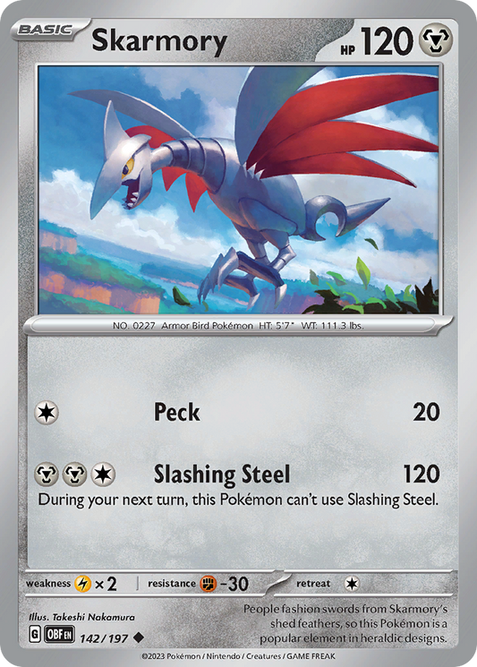 Skarmory - 142/197 - Obsidian Flames