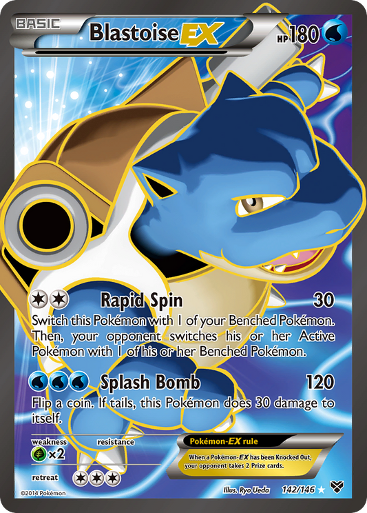 Blastoise-EX - 142/146 - XY