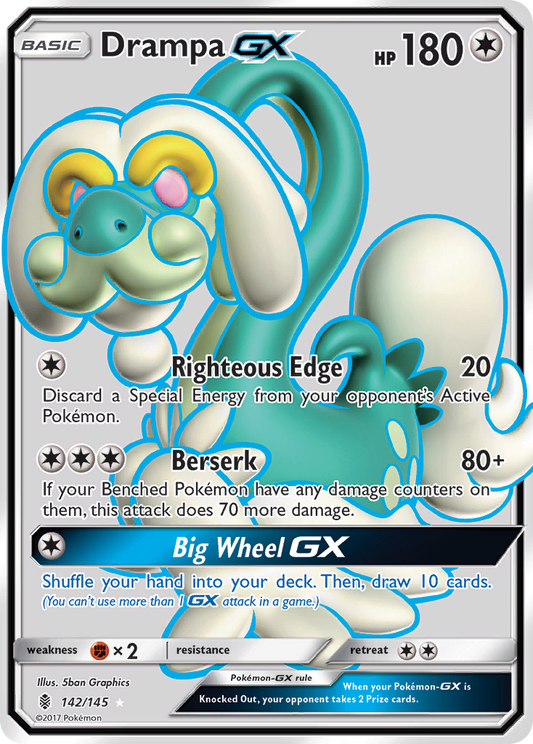 Drampa-GX - 142/145 - Guardians Rising