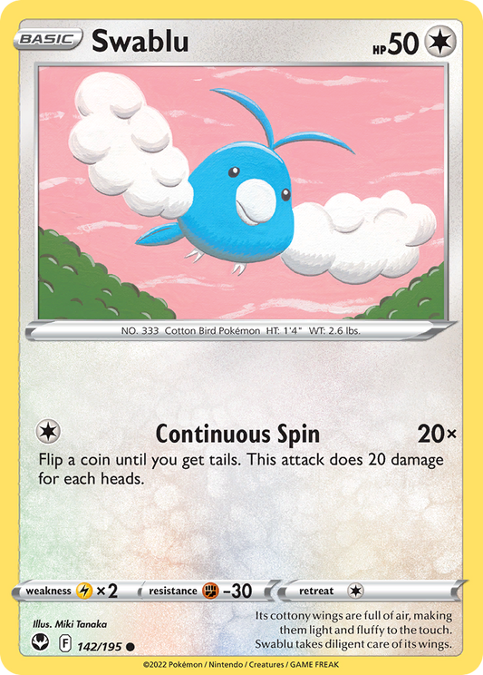 Swablu - 142/195 - Silver Tempest