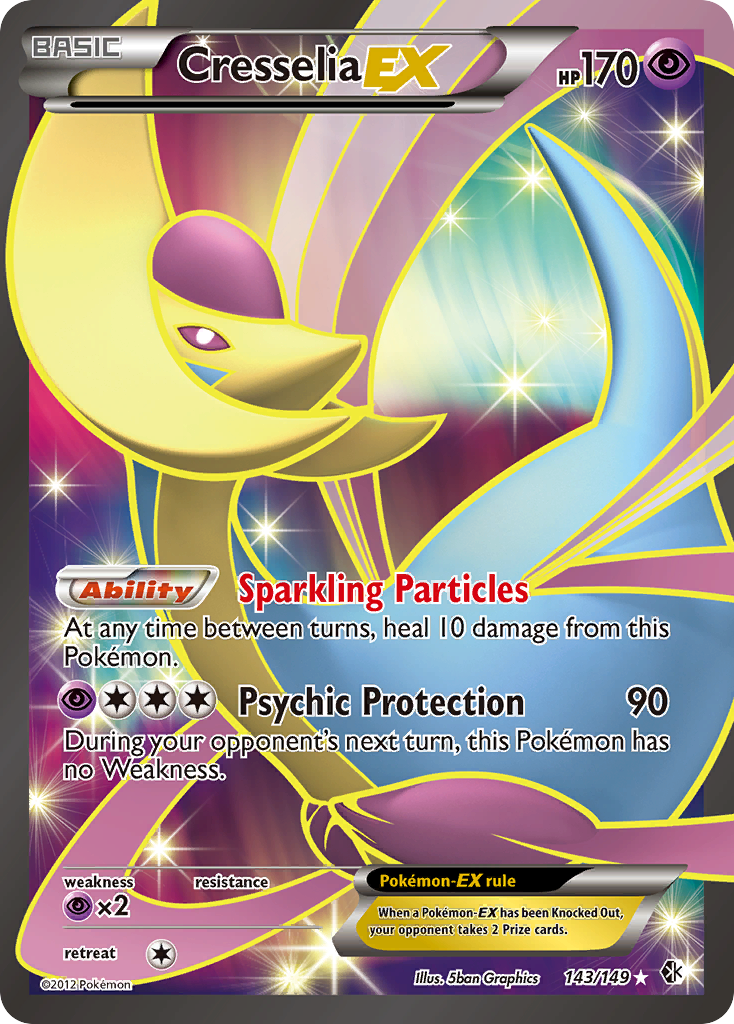 Cresselia-EX - 143/149 - Boundaries Crossed