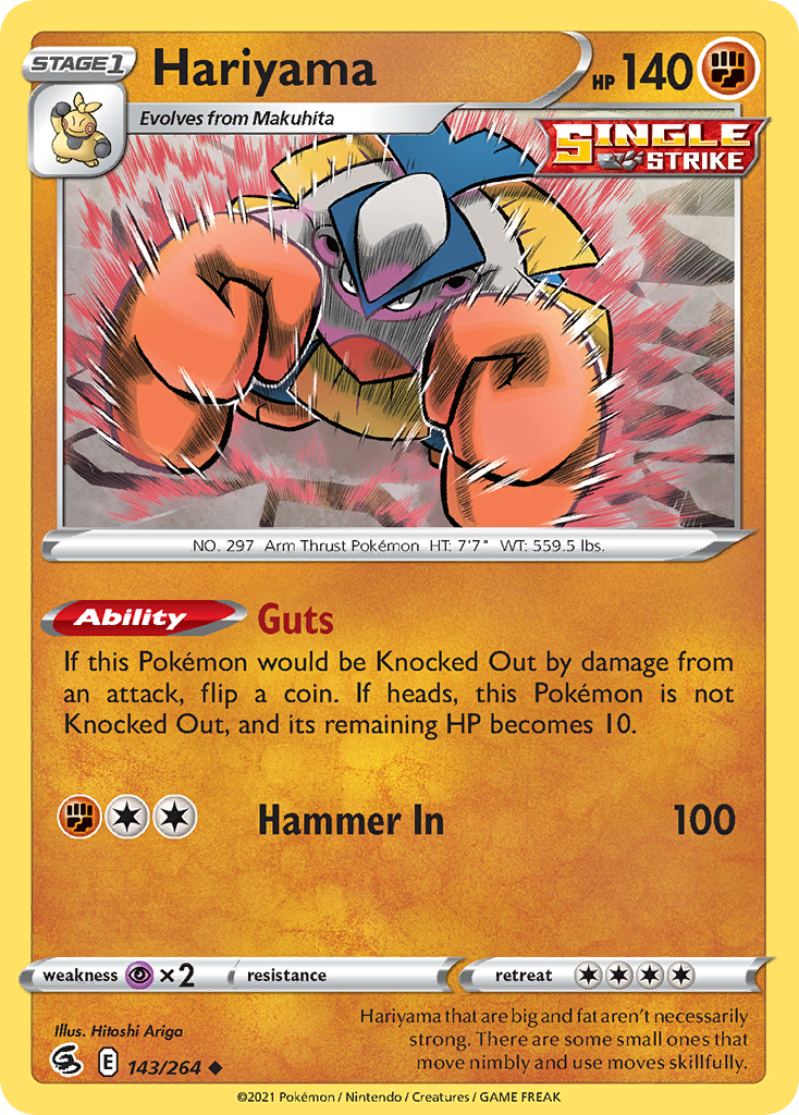 Hariyama - 143/264 - Fusion Strike