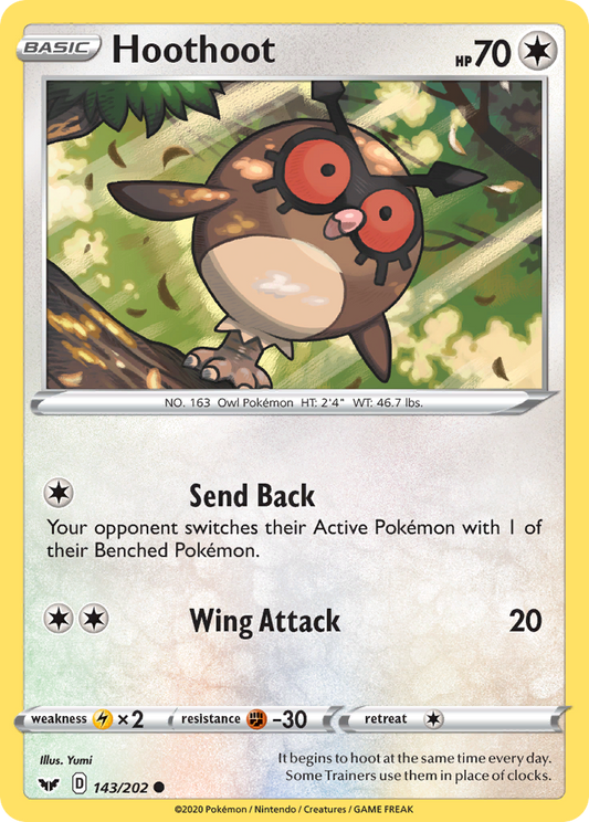 Hoothoot - 143/202 - Sword & Shield