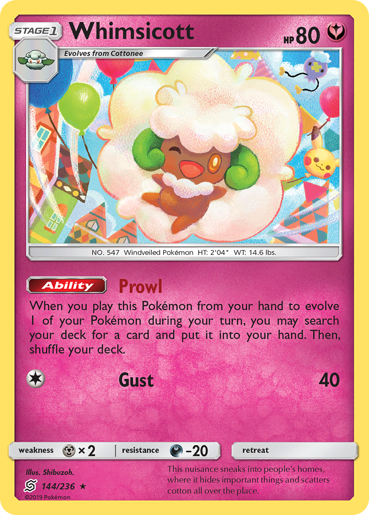 Whimsicott - 144/236 - Unified Minds