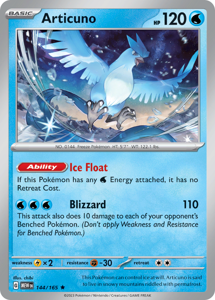 Articuno - 144/165 - 151