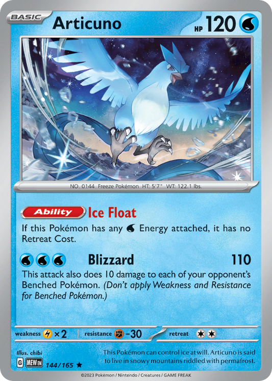 Articuno - 144/165 - 151