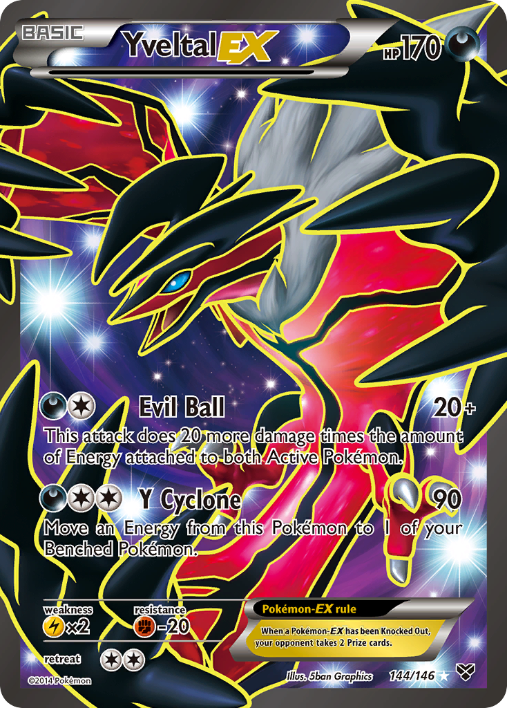 Yveltal-EX - 144/146 - XY