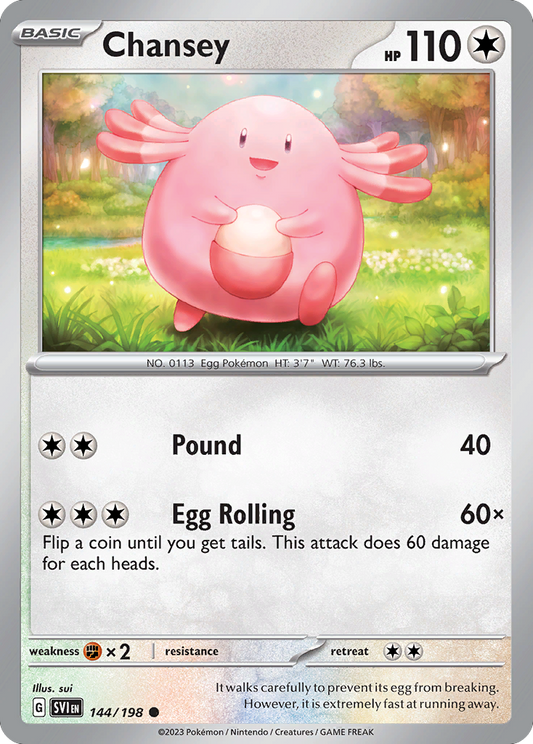 Chansey - 144/198 - Scarlet & Violet