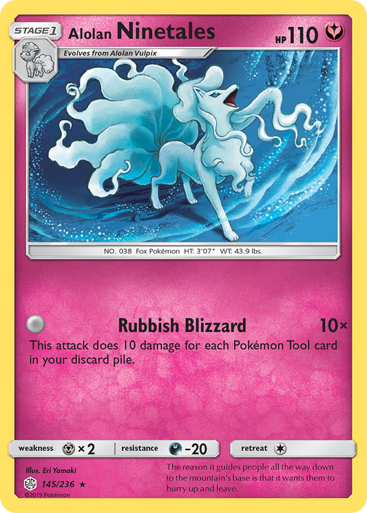 Alolan Ninetales - 145/236 - Cosmic Eclipse