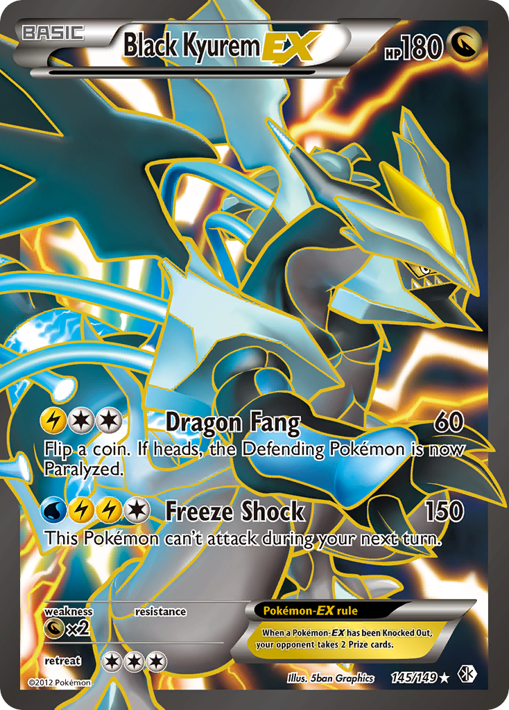 Black Kyurem-EX - 145/149 - Boundaries Crossed