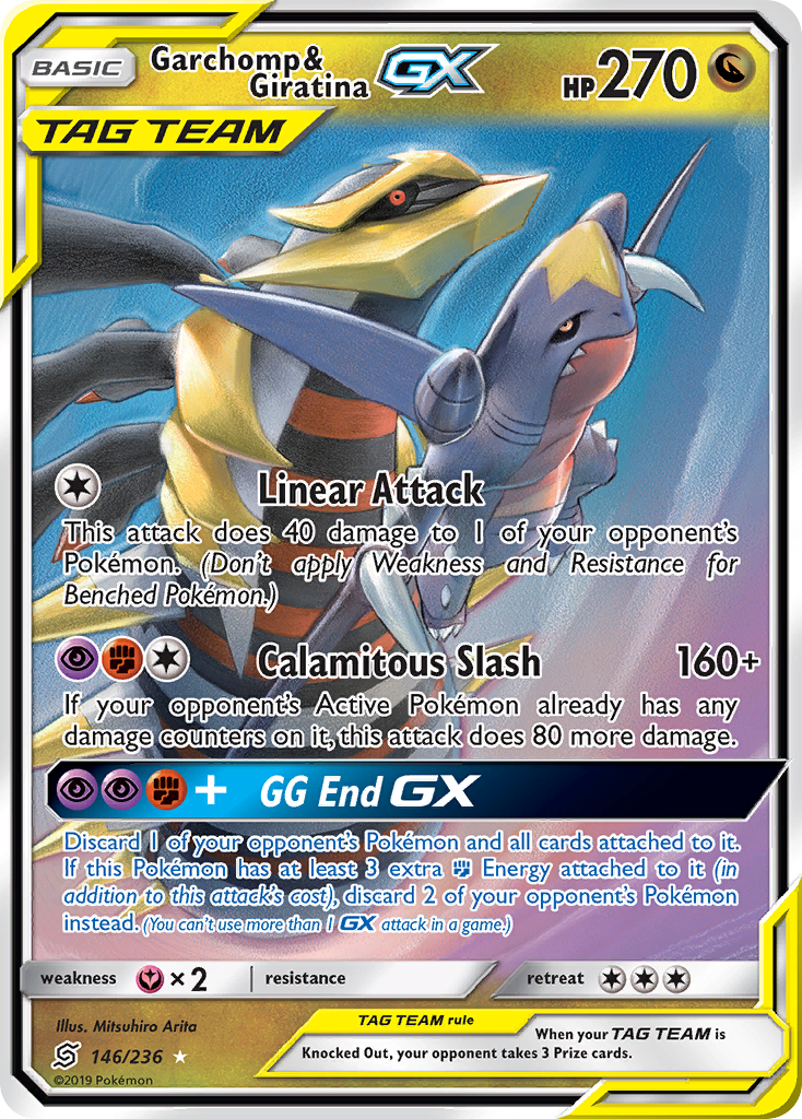 Garchomp & Giratina-GX - 146/236 - Unified Minds