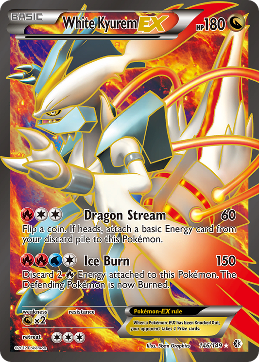 White Kyurem-EX - 146/149 - Boundaries Crossed