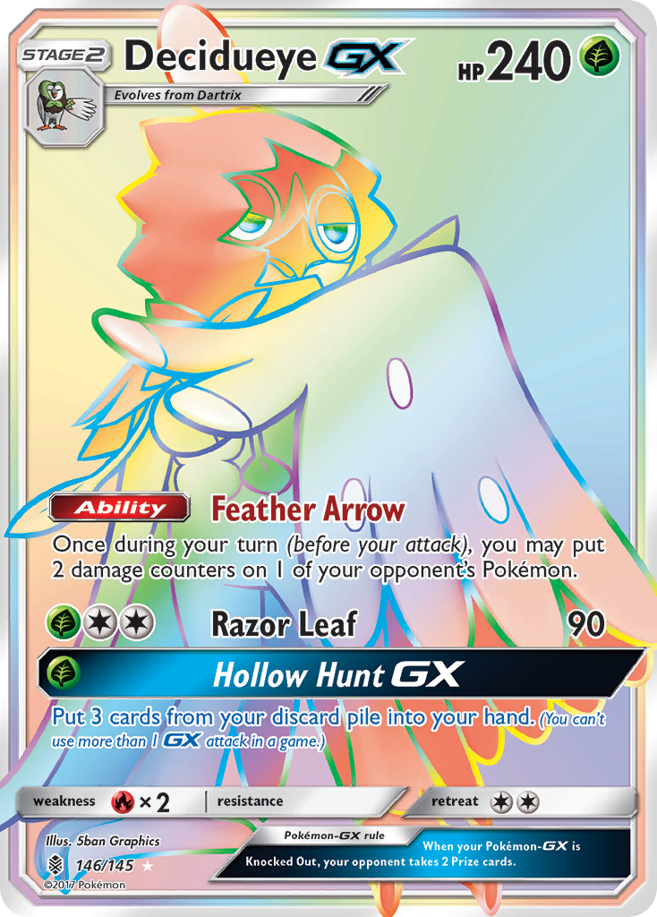 Decidueye-GX - 146/145 - Guardians Rising