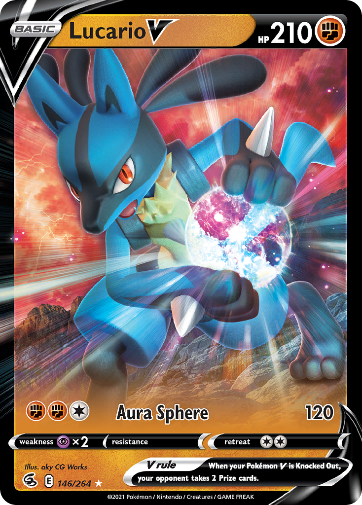 Lucario V - 146/264 - Fusion Strike